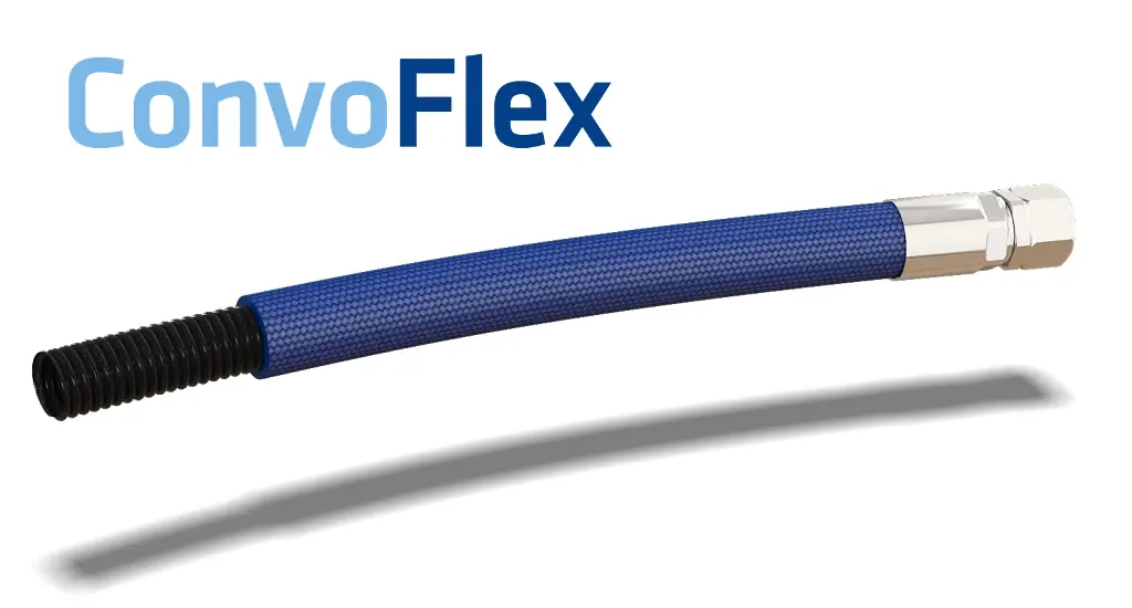 ConvoFlex our heavy wall convoluted PTFE hose